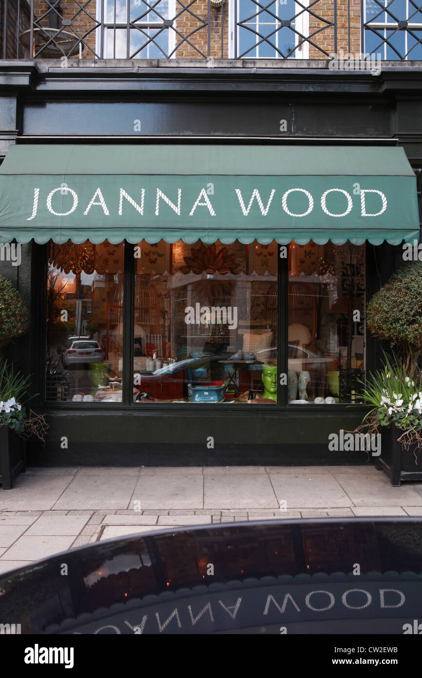 Joanna negozio di legno a Belgravia, Londra Foto Stock