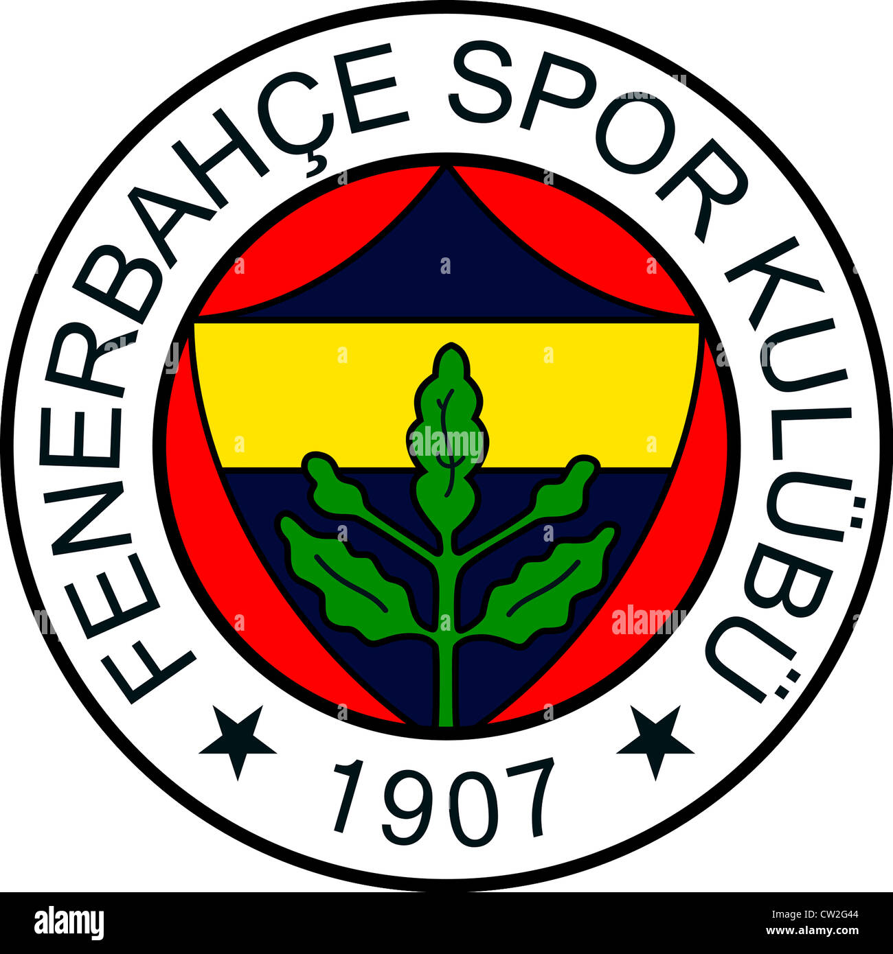 Il logo del gioco del calcio turco team Fenerbahce Istanbul Foto stock -  Alamy