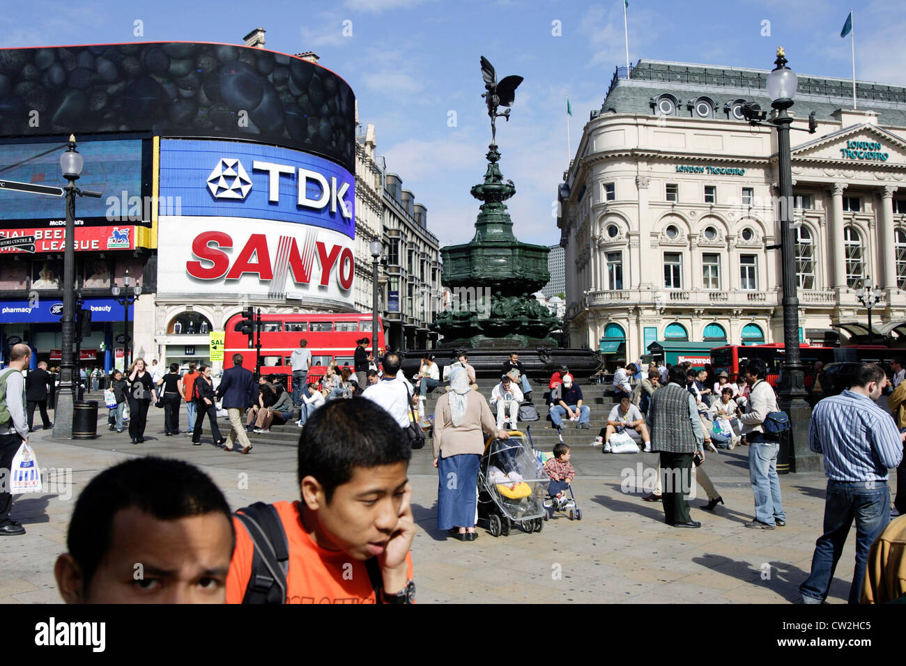 Londra, Piccadilly Circus Foto Stock