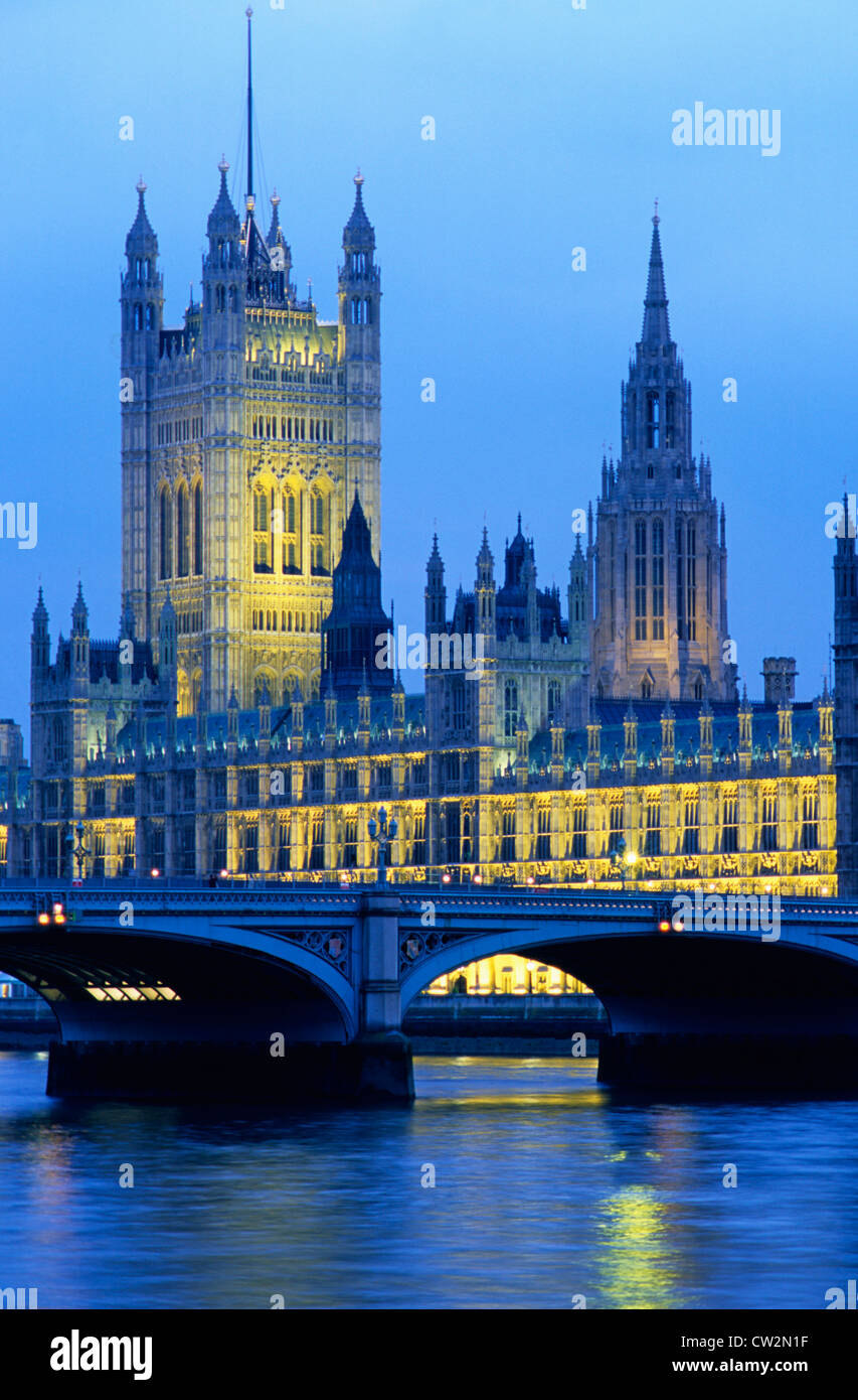 Regno Unito Inghilterra Londra Palazzo di Westminster Foto Stock