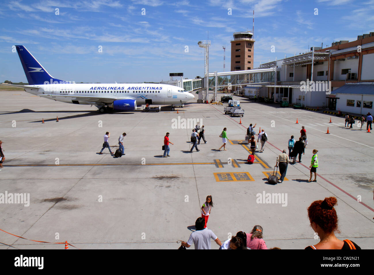 Mendoza Argentina,Aeropuerto Internacional Gobernador Francisco Gabrielli y El Plumerillo,MDZ,Aeroporto Internazionale,Aerolineas Argentinas,compagnia aerea,airc Foto Stock
