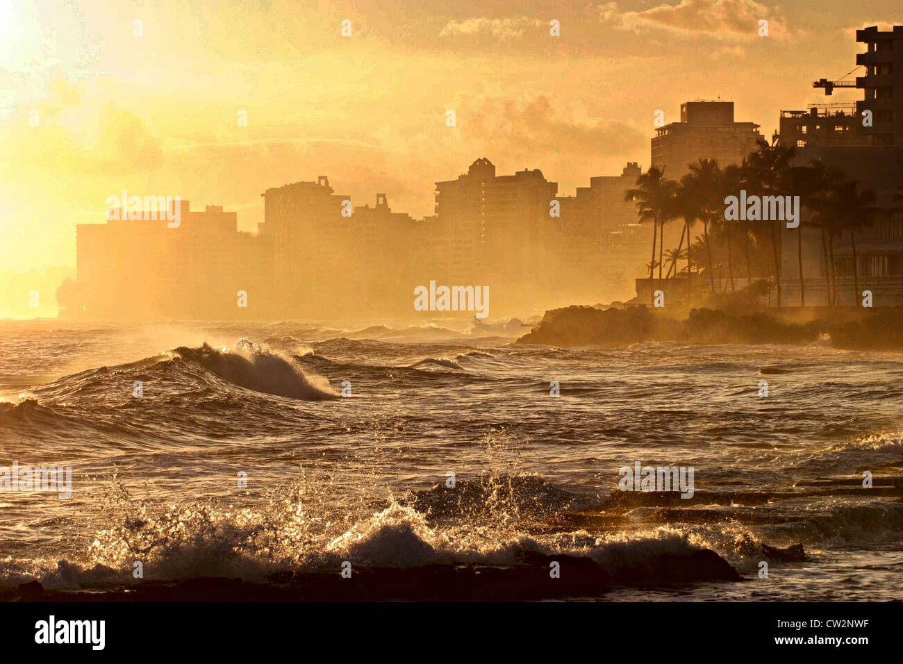 Puerto Rico - San Juan Condado e la costa atlantica Foto Stock