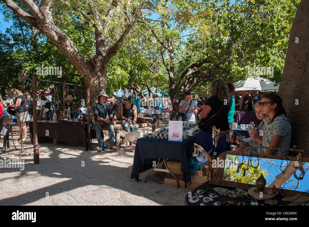 Broome Courthouse mercati in Broome Australia Occidentale Foto Stock