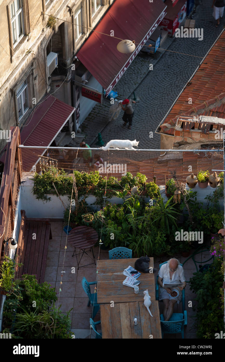 Istanbul la vita quotidiana della Turchia Foto Stock