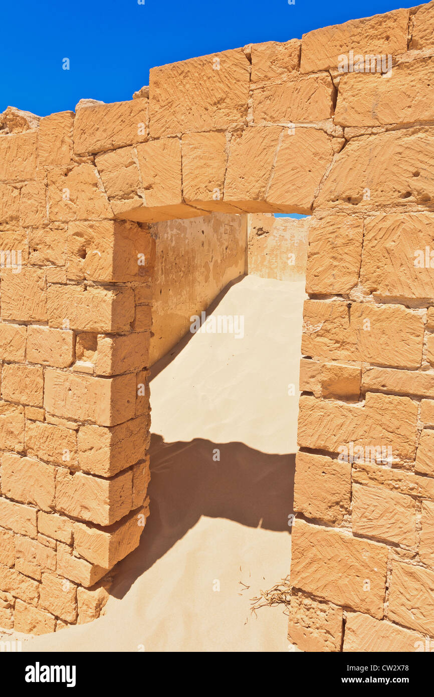 Eucla la stazione del telegrafo, sulla fine del Nullarbor Plain, Foto Stock