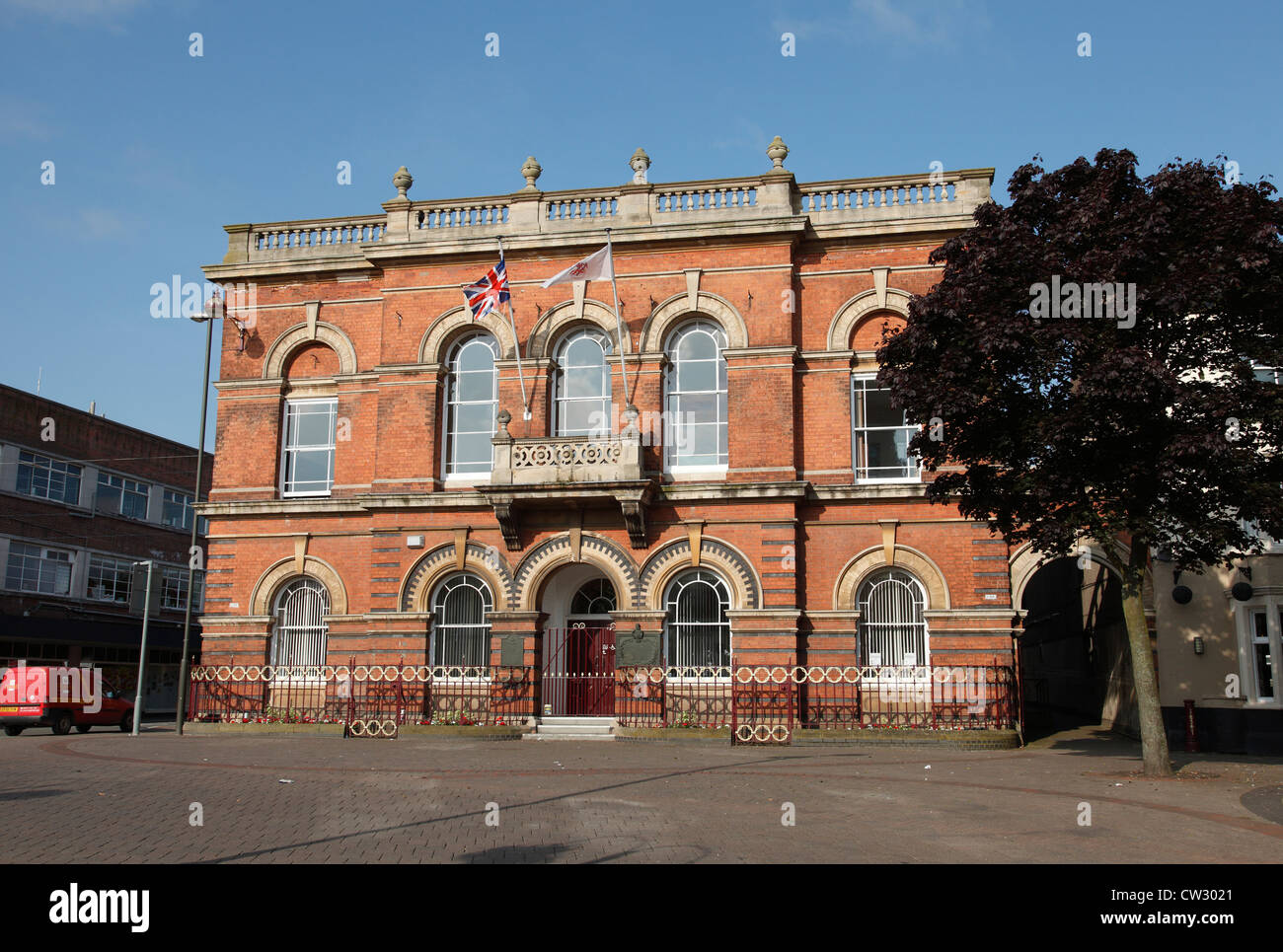 Ilkeston Town Hall, Ilkeston, Derbyshire, England, Regno Unito Foto Stock