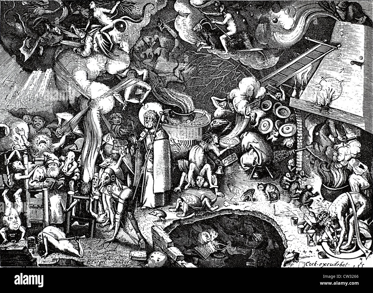 Il Sabbath delle streghe Foto Stock