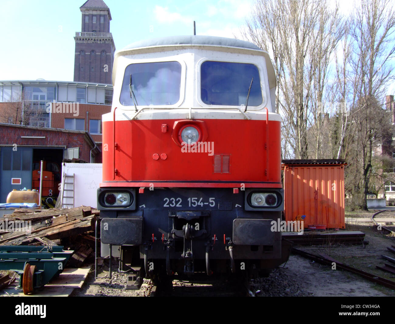 Ludmila Ferrovie est-ovest BR 232 154-5 Foto Stock