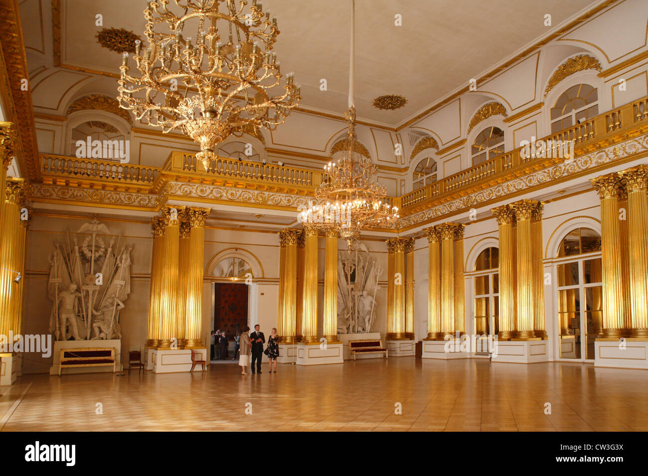 Russia San Pietroburgo, Palazzo d'inverno, Armorial hall Foto Stock