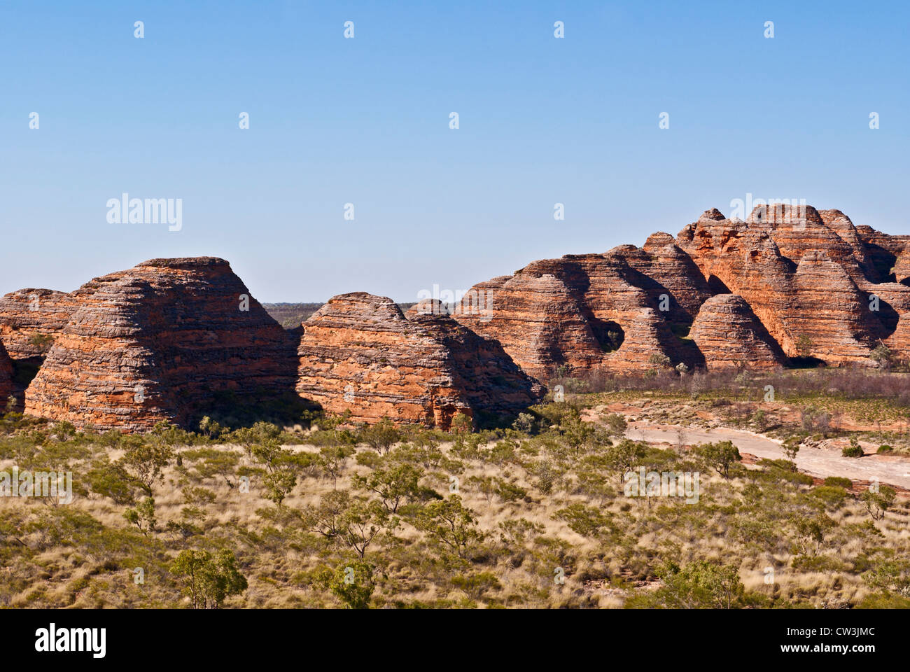 BUNGLE BUNGLE RANGE, Parco Nazionale di Purmululu, Australia occidentale, Australia Foto Stock