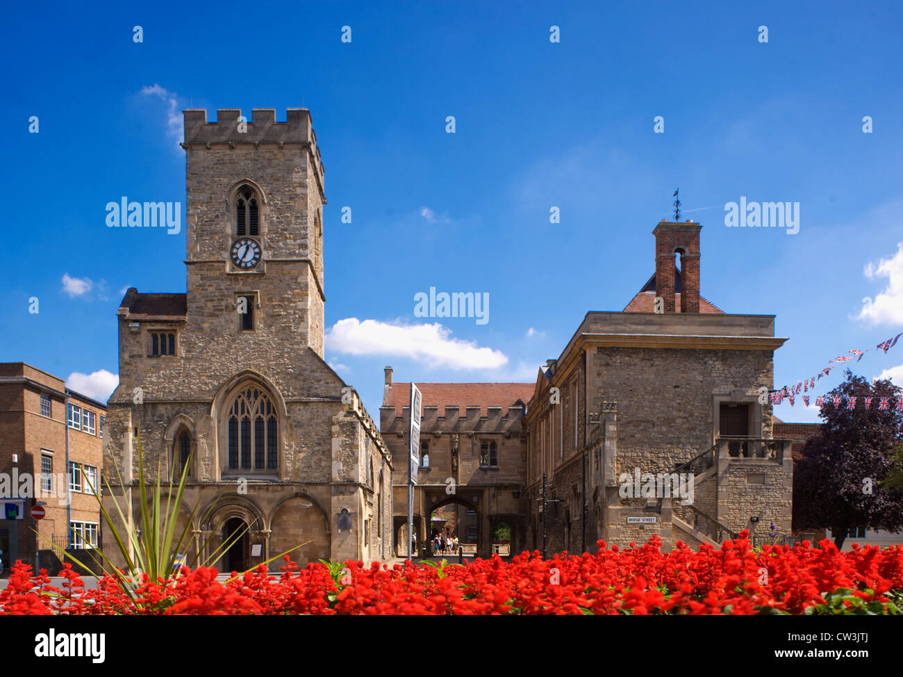 Chiesa di San Nicola, Abingdon-on-Thames, Oxfordshire, Regno Unito Foto Stock
