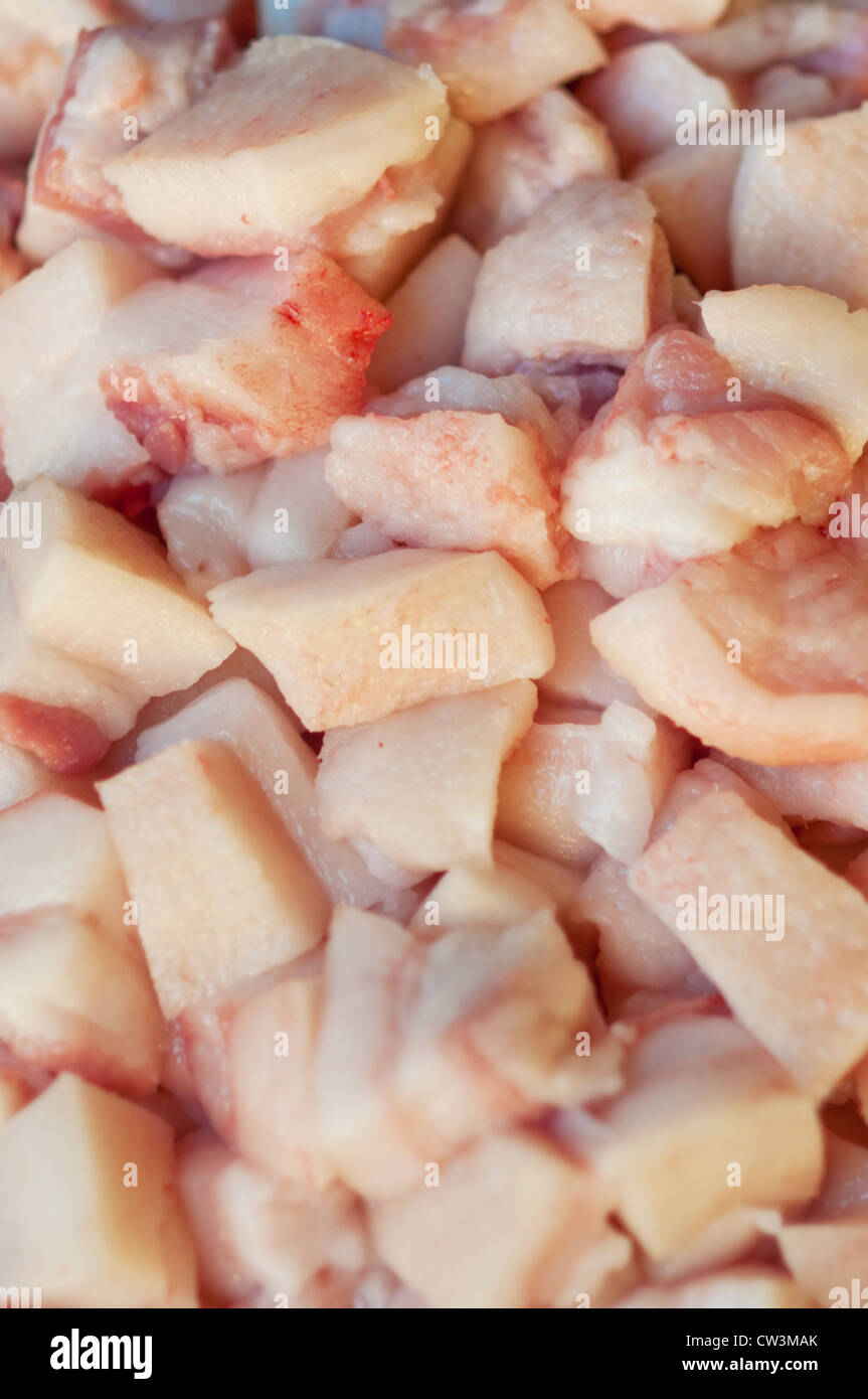 Chiudere l immagine della carne fresca suina. Foto Stock
