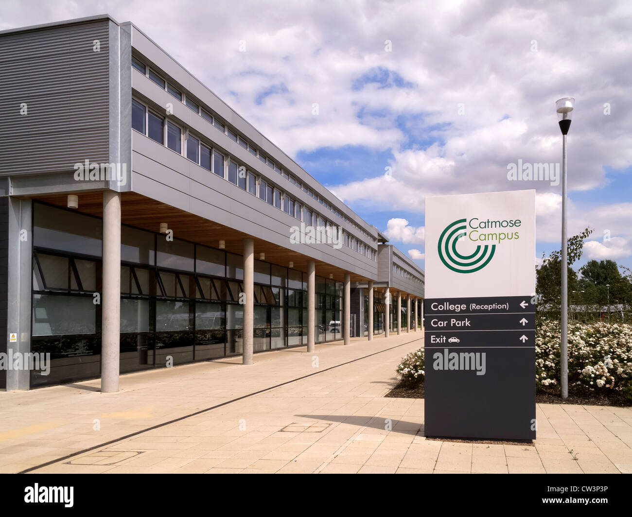 Nuovo collegio Catmose secondario Scuola Accademia di segno e di edifici, Oakham, Rutland, England Regno Unito Foto Stock