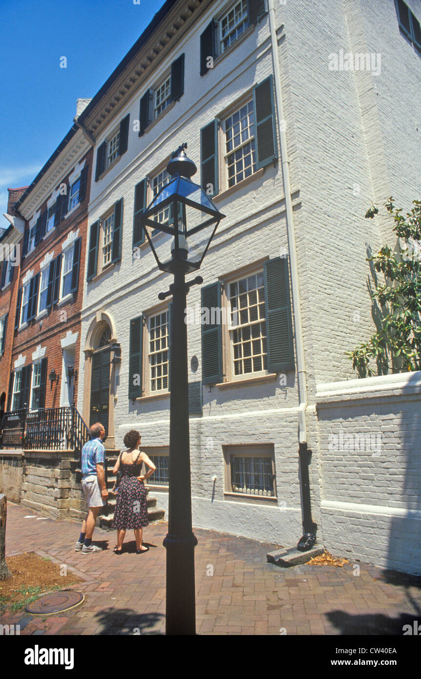 Parker-Gray quartiere storico in Old Town Alexandria, Alessandria, Washington DC Foto Stock