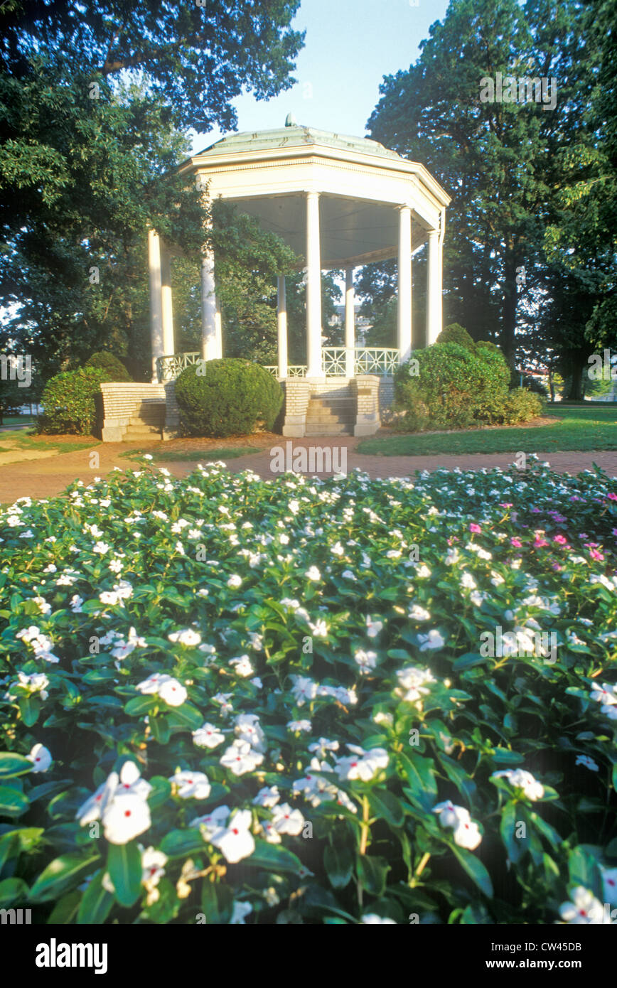Gazebo in Accademia Navale degli Stati Uniti, Annapolis, Maryland Foto Stock
