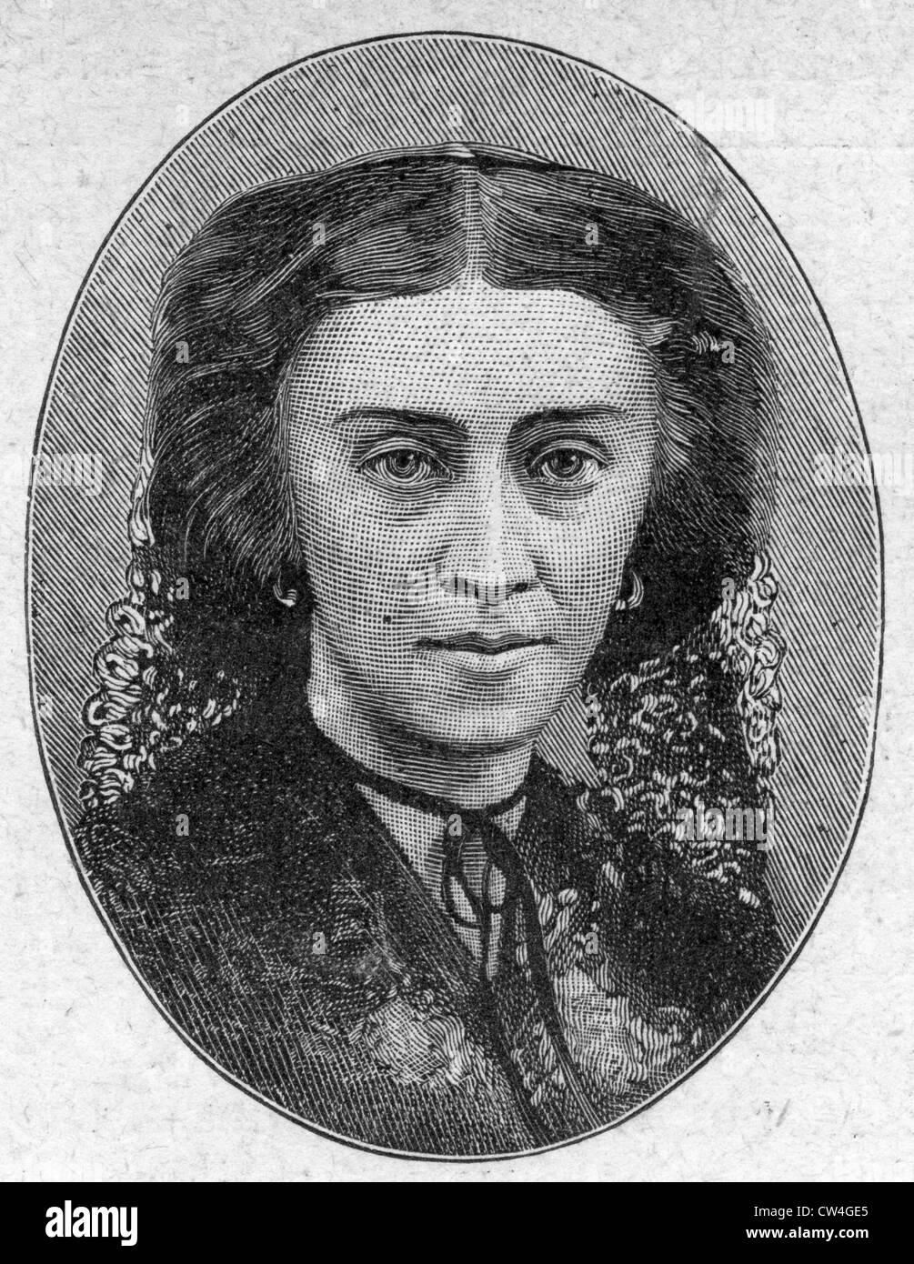 ADELAIDE ANNE PROCTOR (1825-1864) poeta inglese e filantropo Foto Stock