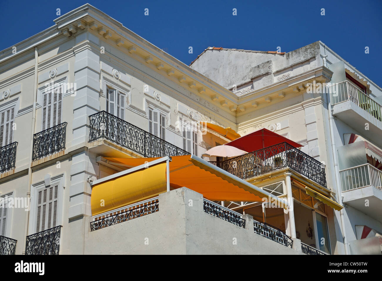 Appartamento fronte mare, Saint-Raphaël, Côte d'Azur, Var Reparto, Provence-Alpes-Côte d'Azur, in Francia Foto Stock