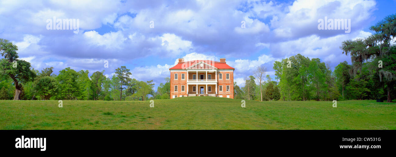 Drayton Hall, piantagione di storico dal 1738, Charleston, Carolina del Sud Foto Stock