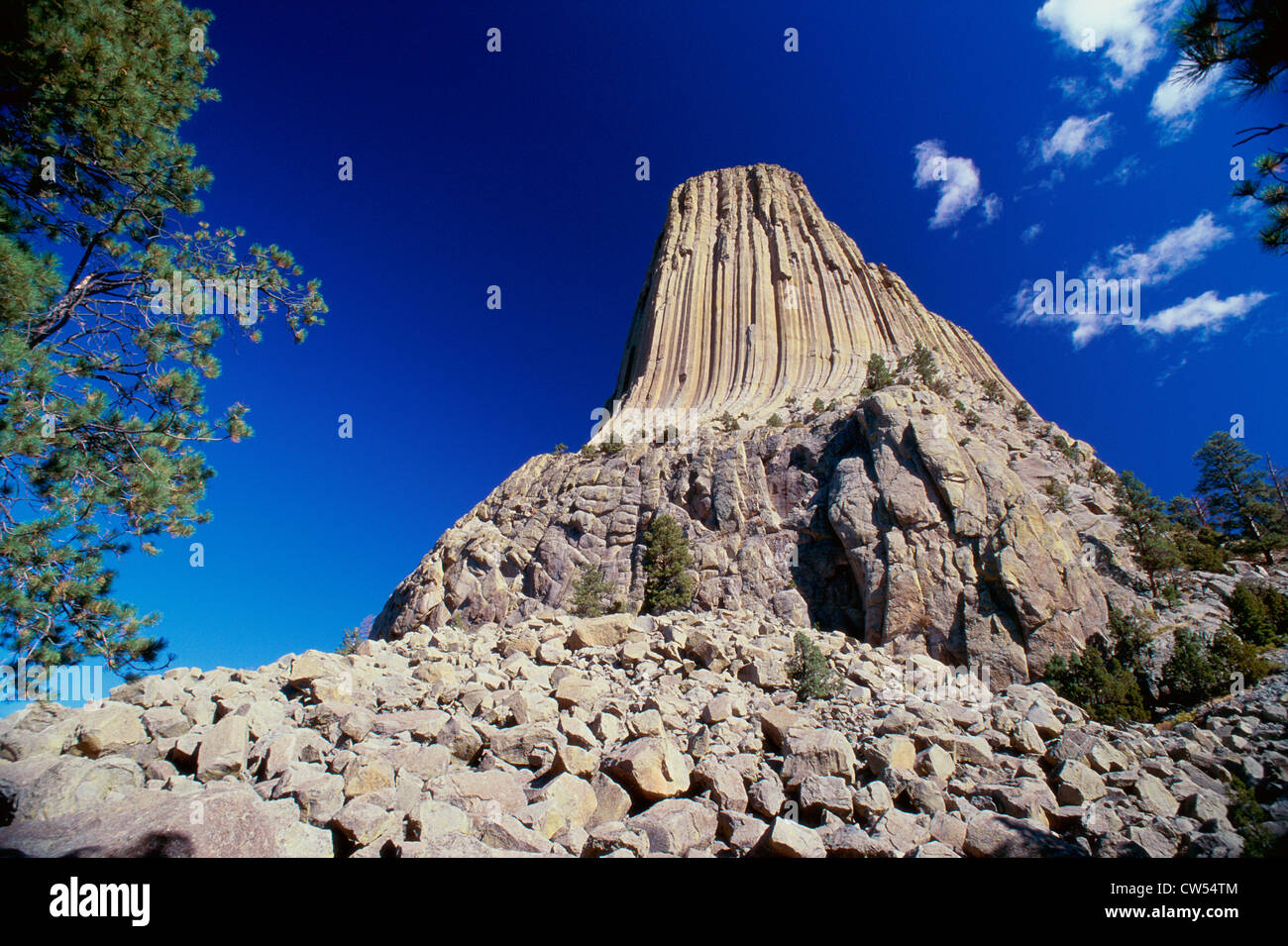 Devils Tower National Monument Wyoming USA Foto Stock