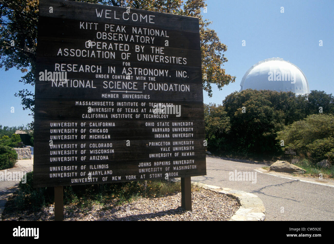 Kitt Peak National Observatory di Tucson in Arizona, AZ Foto Stock