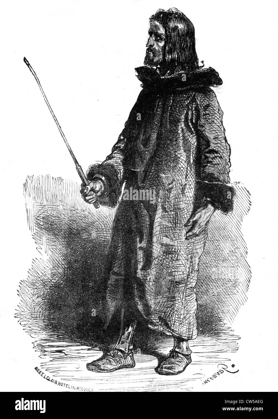 L'ebreo errante, un romanzo di Eugène Sue Foto Stock