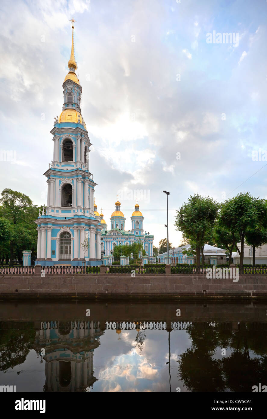 San Nicola Cattedrale navale a San Pietroburgo Foto Stock