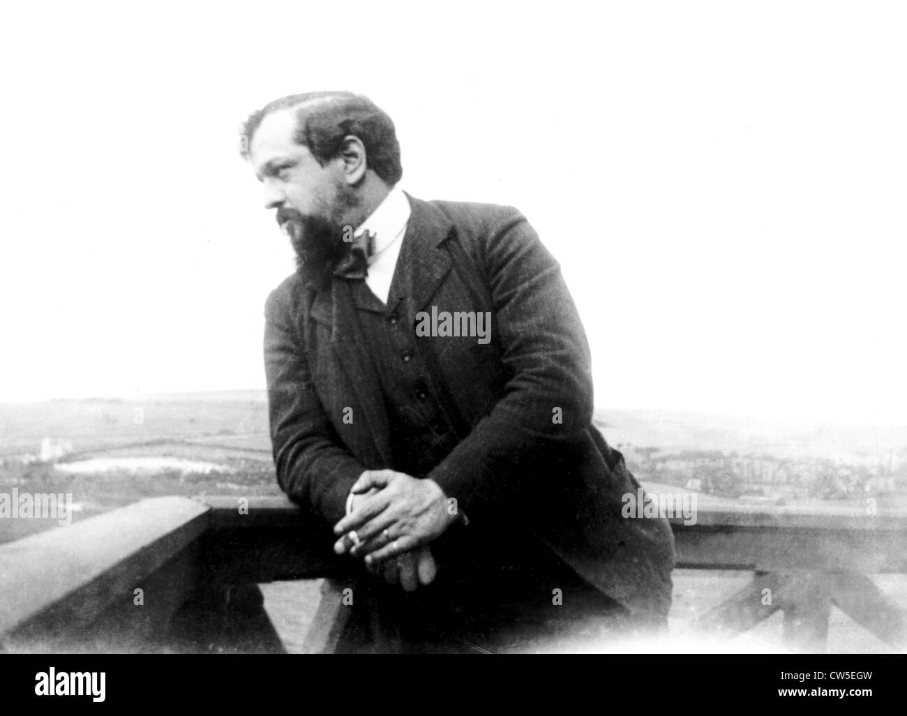 Ritratto di Claude Debussy (1862-1918) Foto Stock