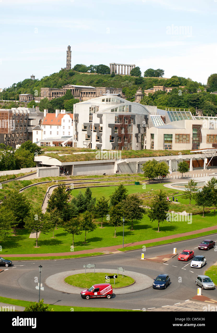 L'edificio del Parlamento scozzese a Holyrood, Edimburgo. La Scozia. SCO 8299 Foto Stock