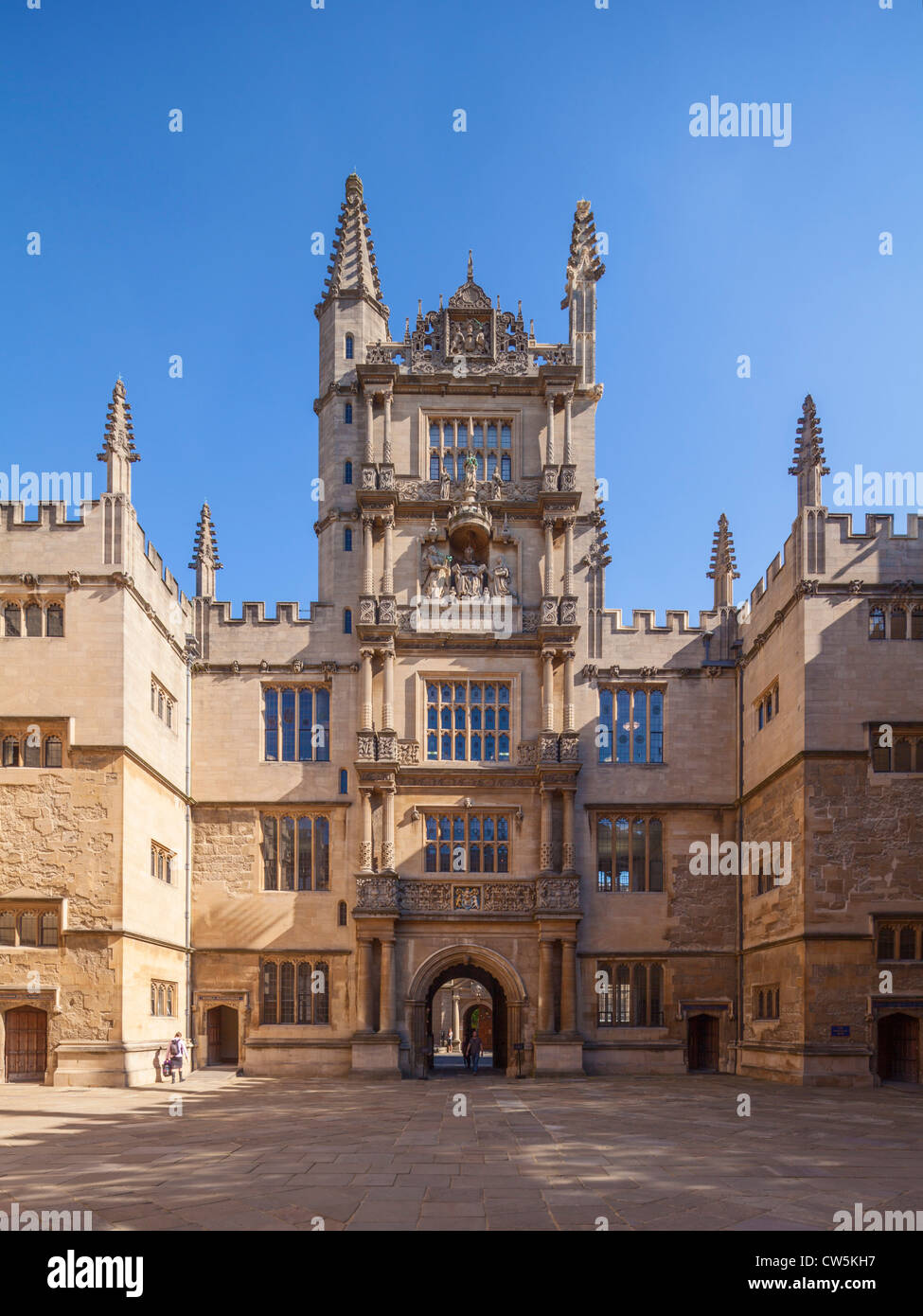 Torre di cinque ordini, la Libreria di Bodleian, Oxford Foto Stock