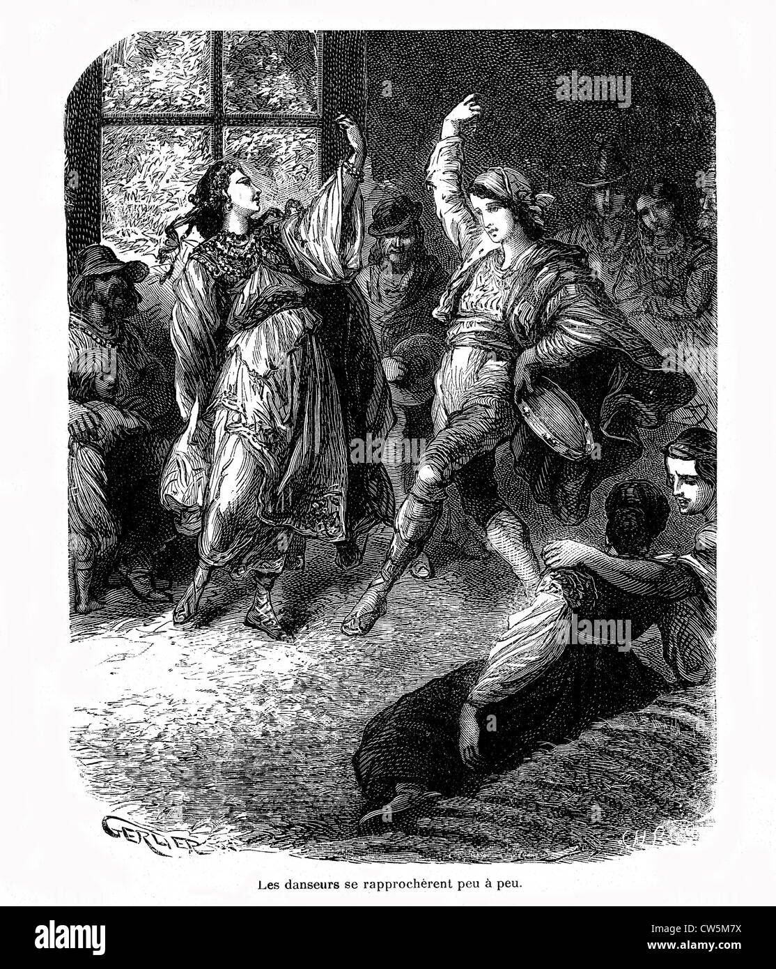 De Paris à Cadix: i ballerini sarebbe arrivare più vicino Foto Stock