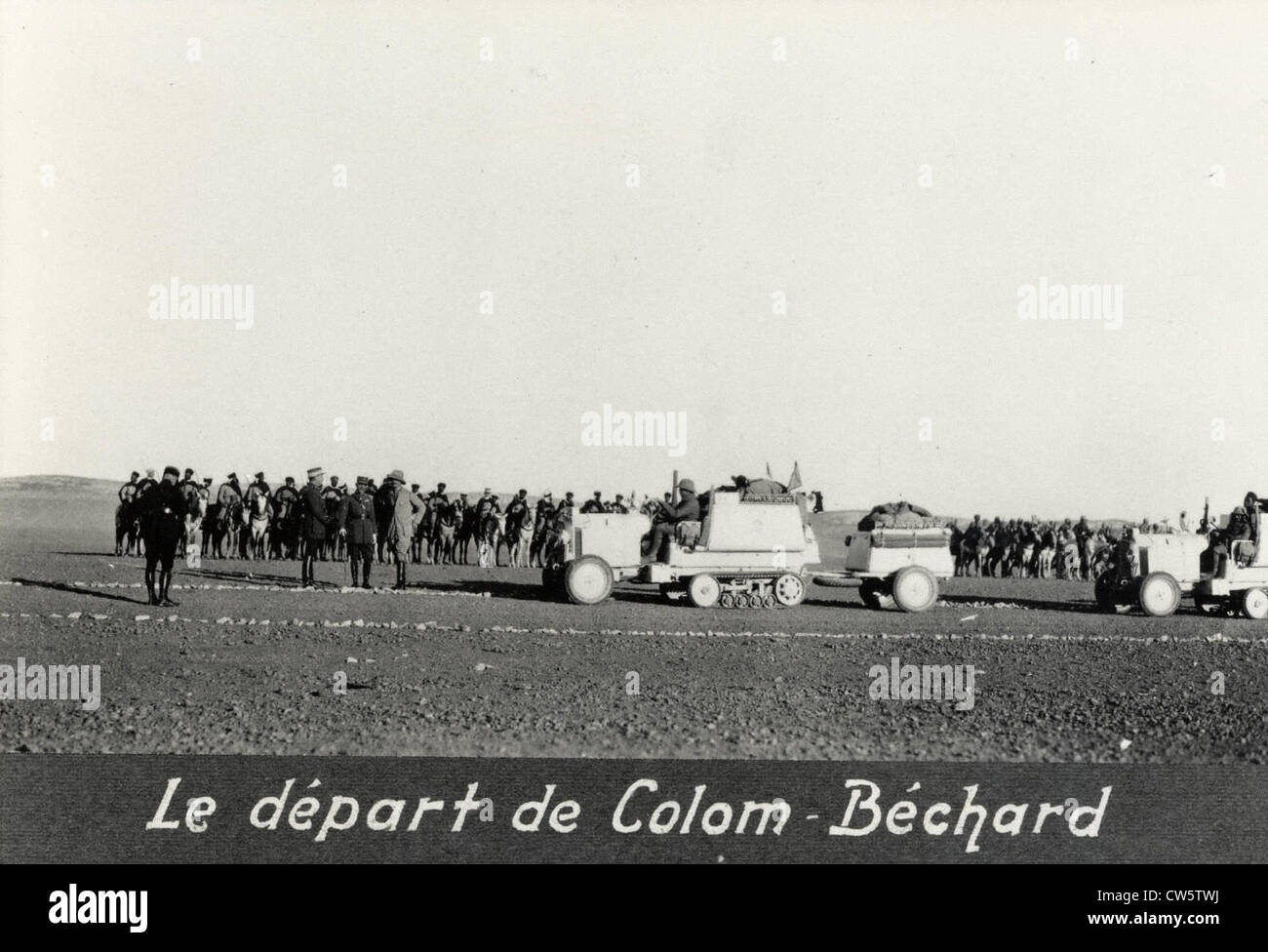 La croisière Noire Citroën : le départ de Colom-Béchard Foto Stock