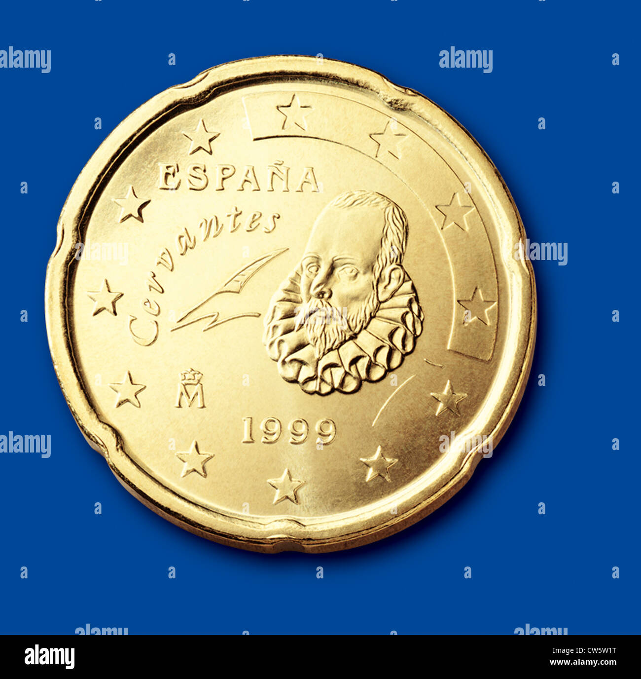 Moneta da 20 centesimi (Spagna Foto stock - Alamy