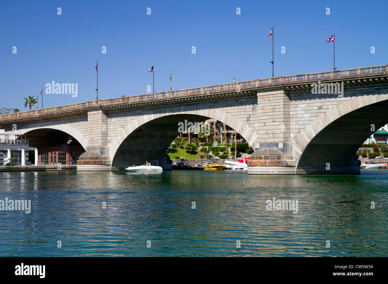 Il Ponte di Londra a Lake Havasu City, Arizona, Stati Uniti. Foto Stock