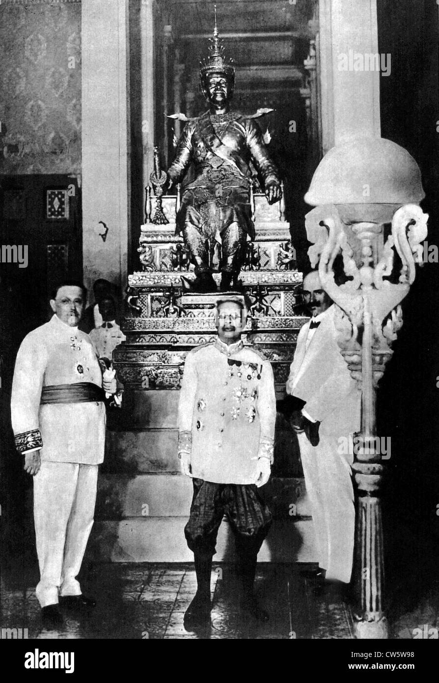 Re Sisowath della Cambogia (1924) Foto Stock
