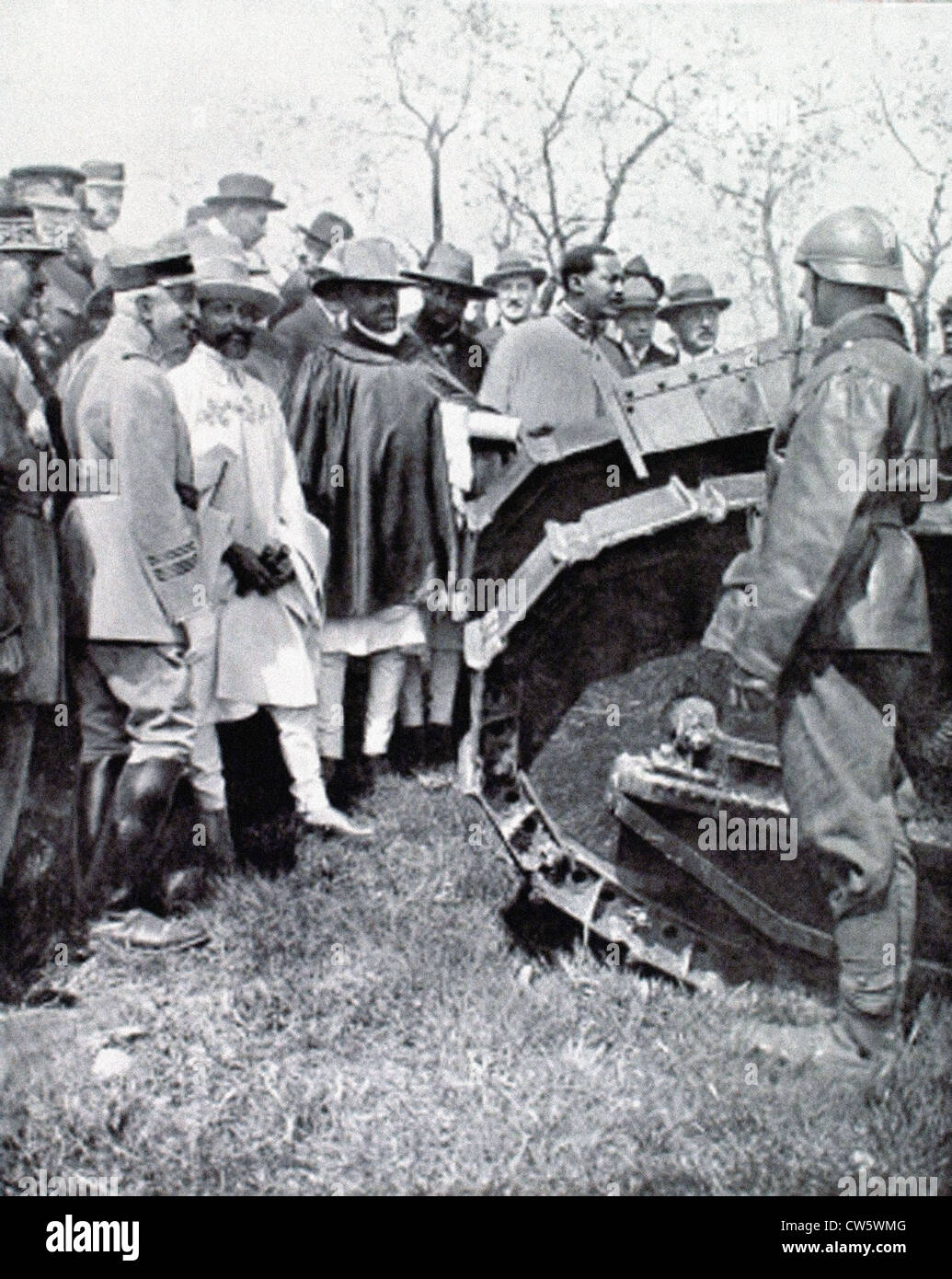 Visite en France du régent d'Ethiopie Foto Stock