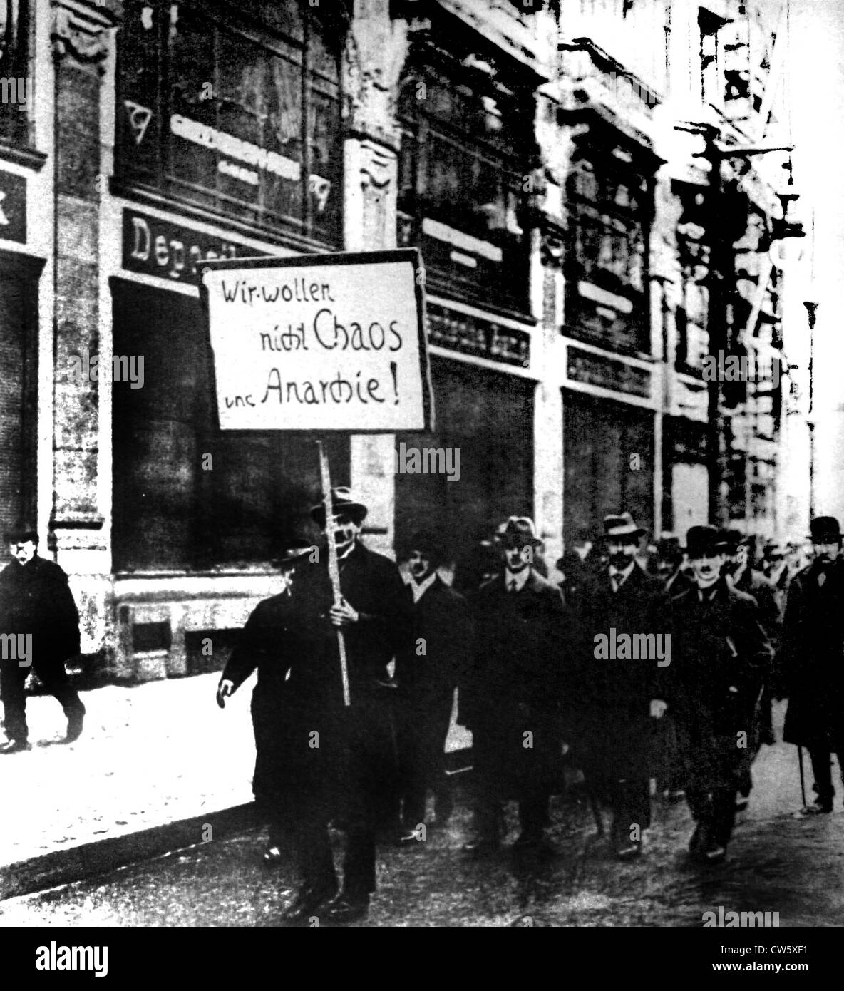 Germania. La sollevazione Spartakist (1919) Foto Stock