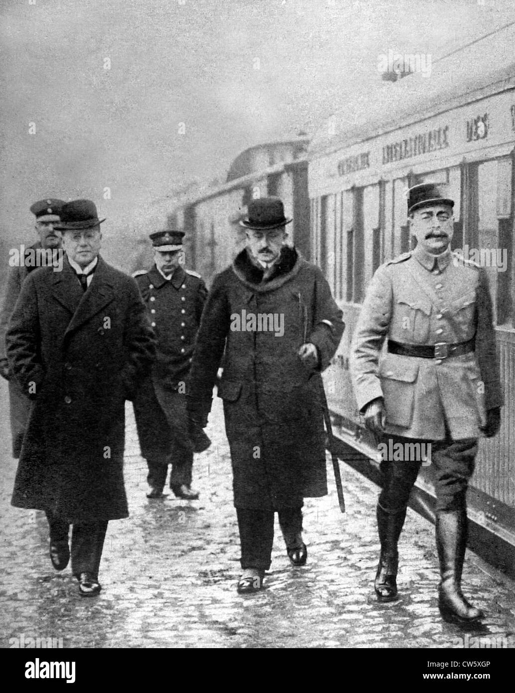 Guerra mondiale I. Seconda conferenza per il prolungamento dell'armistizio (1919) Foto Stock
