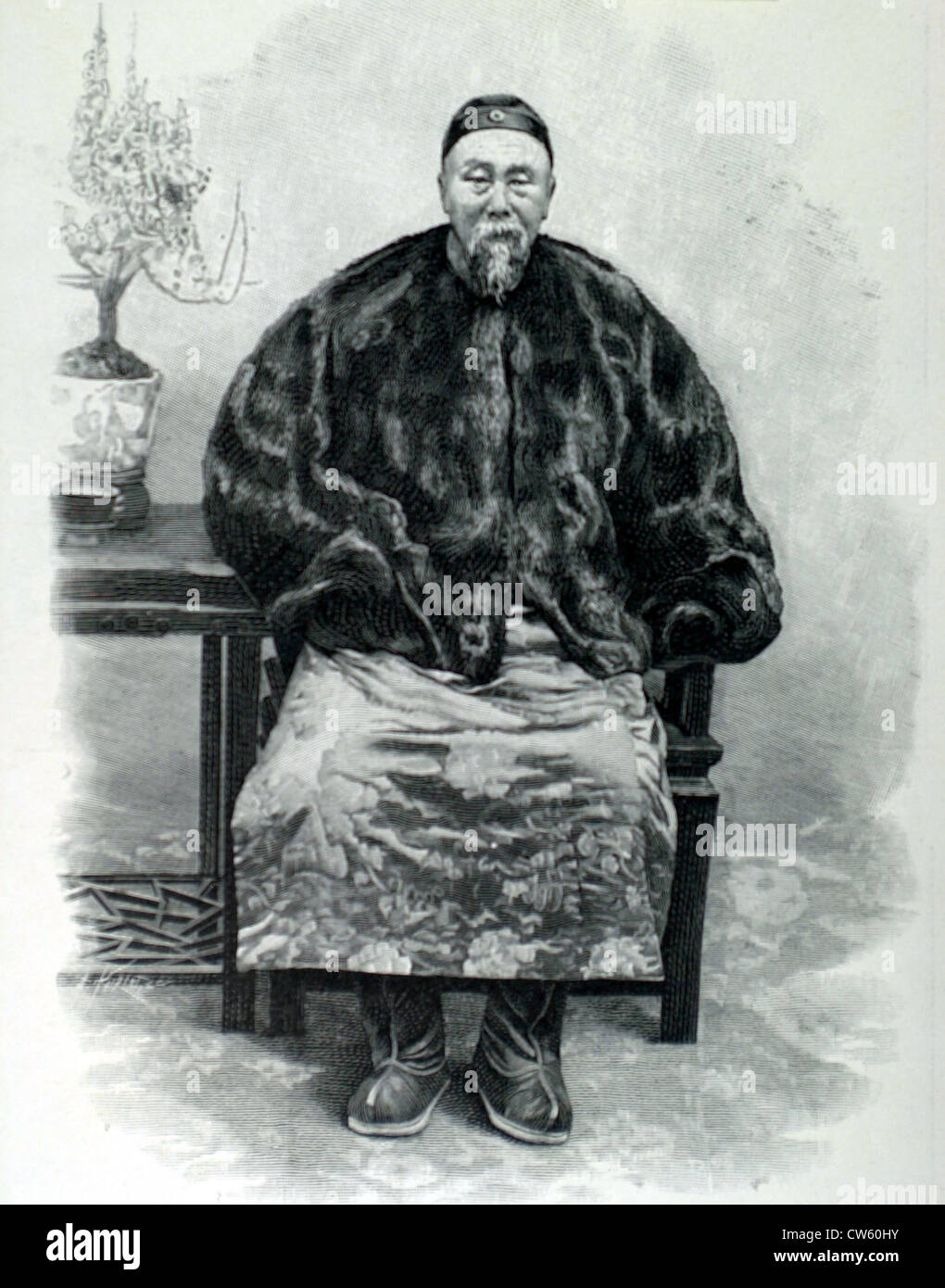 Ritratto di Li-Hung-Chang, Cinese più (1901) Foto Stock