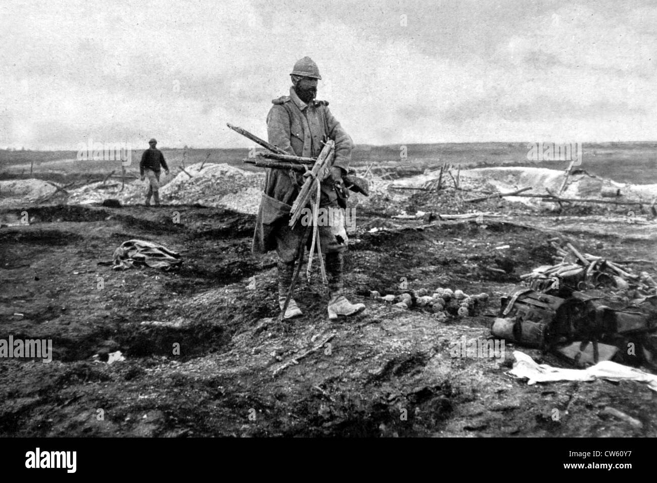Guerra mondiale I. dopo la battaglia di Champagne (1915 Foto stock - Alamy