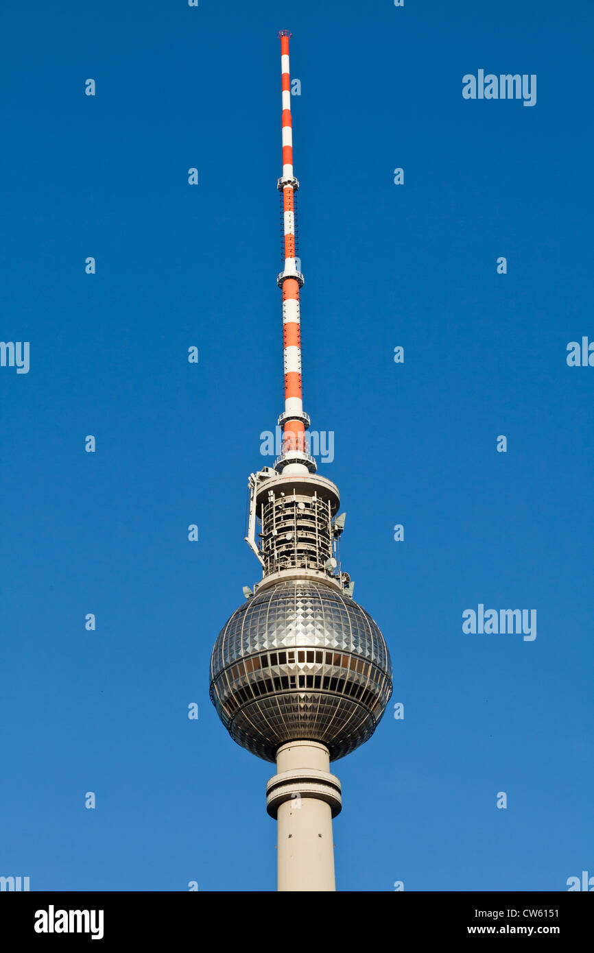 Torre della televisione di Berlino Foto Stock