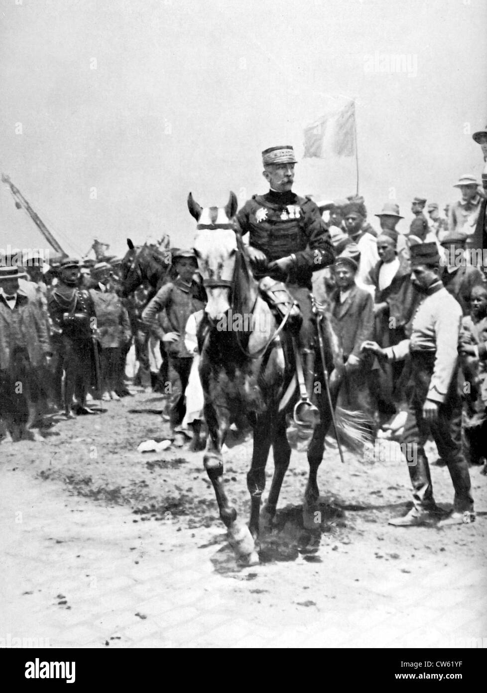Arrivo del generale Lyautey in Marocco (1912) Foto Stock