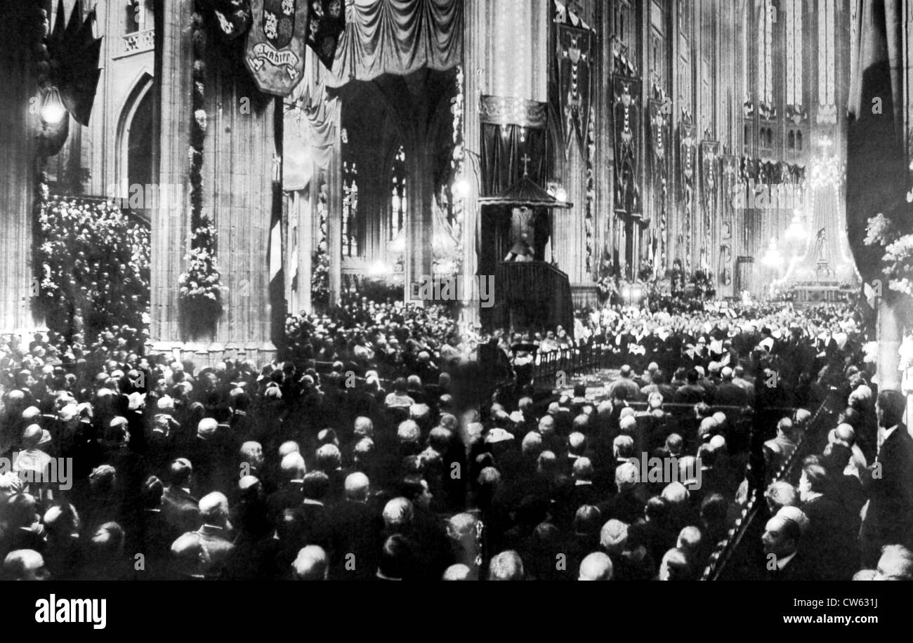 Cerimonia di Giovanna d'arco del quinto centenario a Orléans (1929) Foto Stock