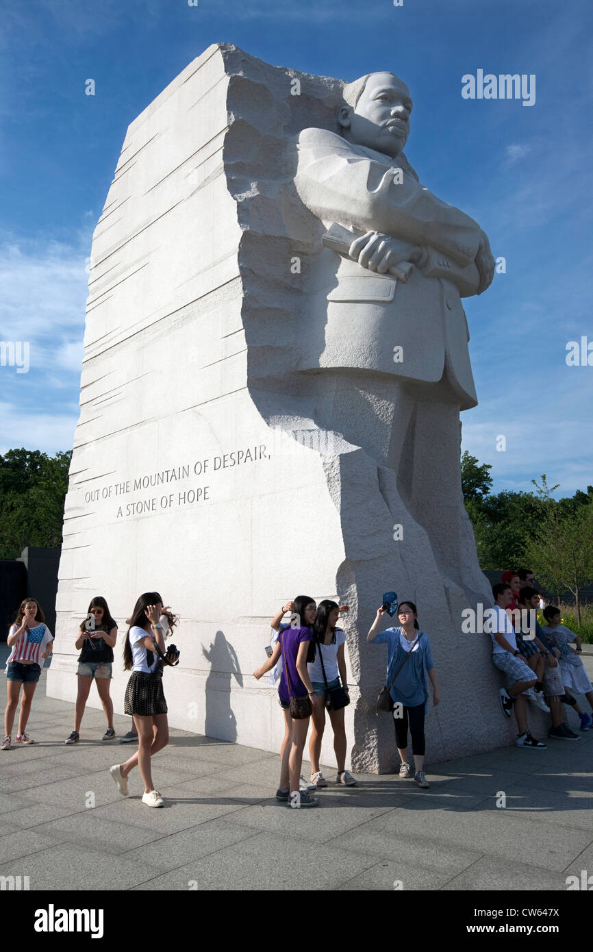 Martin Luther King Memorial, Washington D.C. Foto Stock