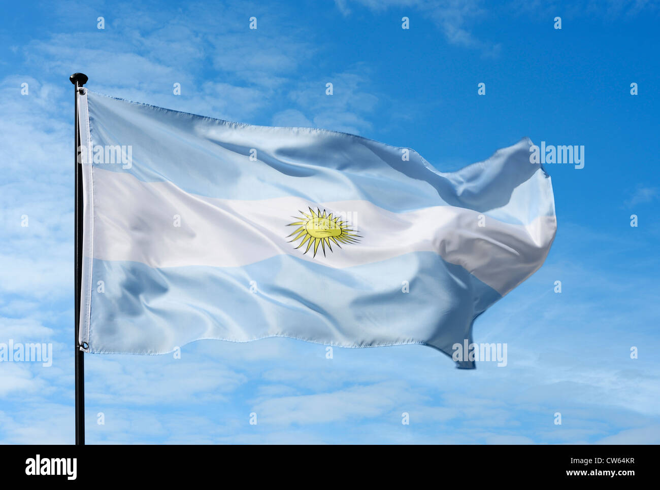 Bandiera Argentina Foto Stock