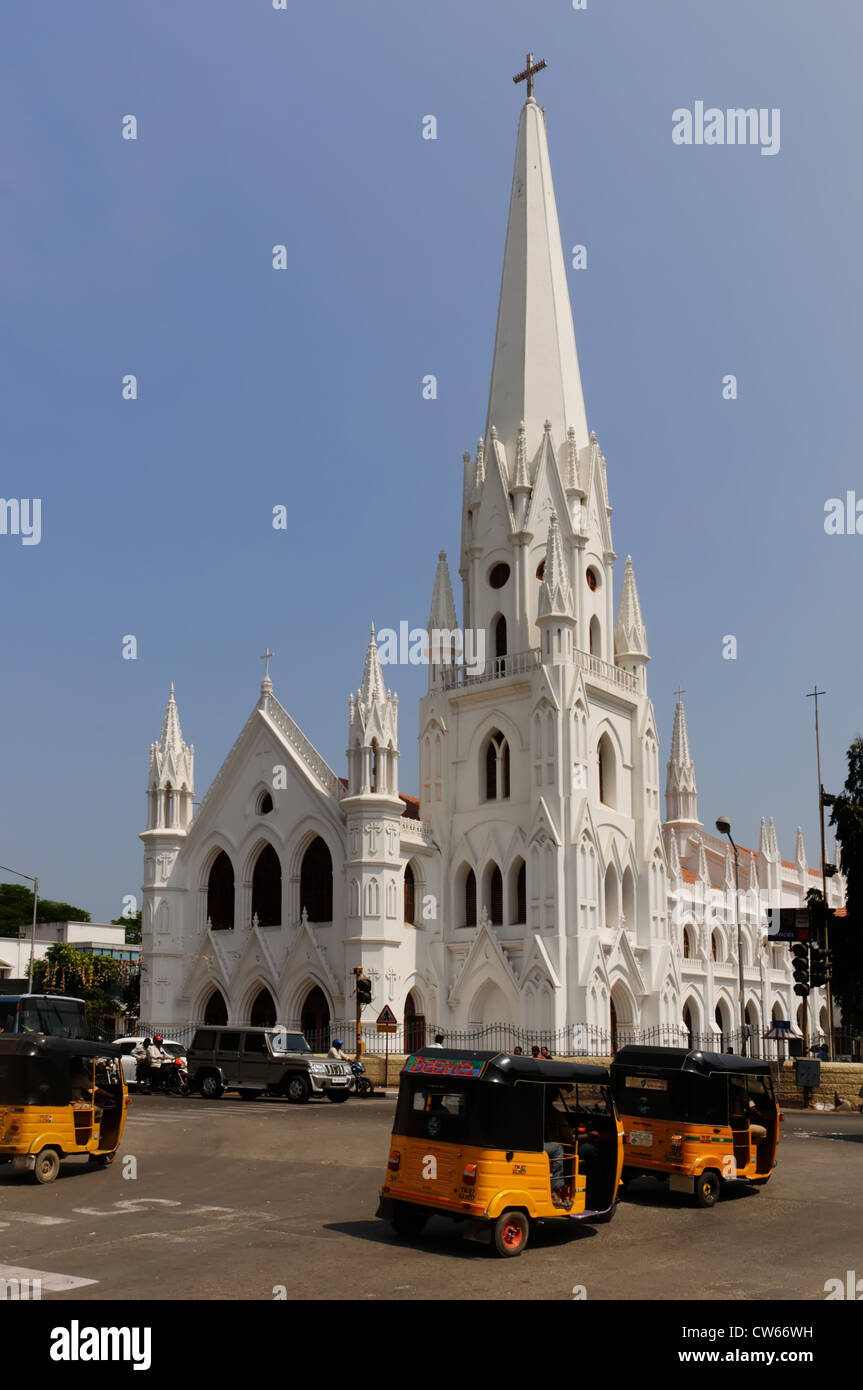 San Thome (St Thomas) Cattedrale in Chennai (Madras) in India del Sud Foto Stock
