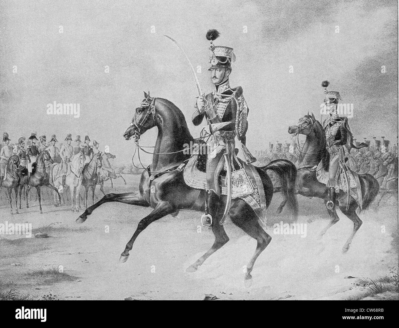 L'imperatore Nicola I di Russia (1796-1855) Foto Stock