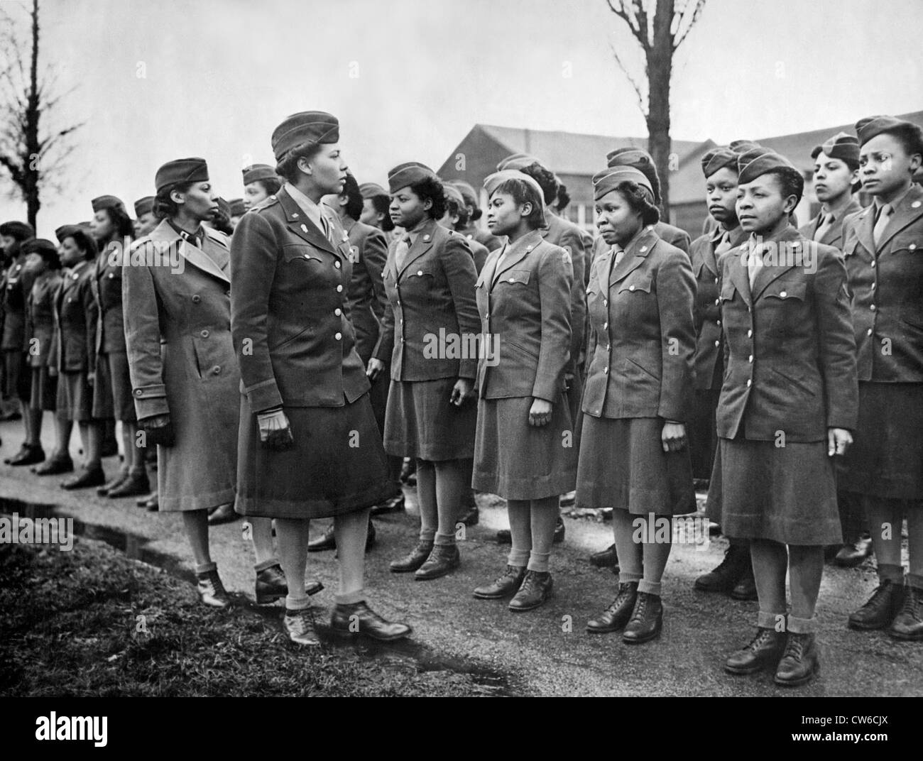 WACs nero in Inghilterra (febbraio 1945) Foto Stock