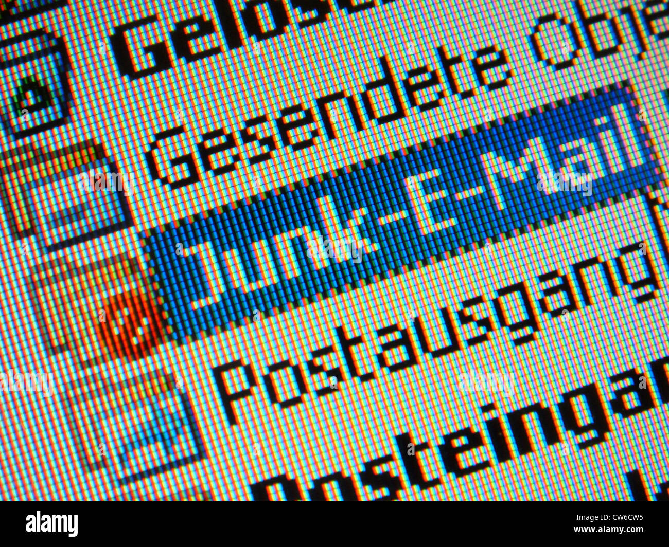 Indesiderabile di posta indesiderata Foto Stock