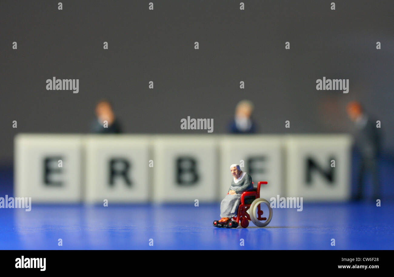 Simbolo ereditano la morte duty Foto Stock