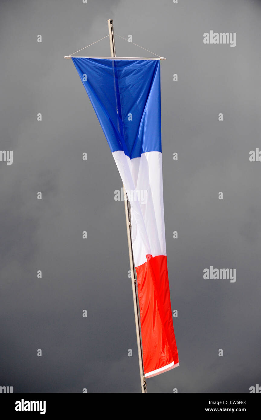 Bandiera francese, Francia Foto Stock